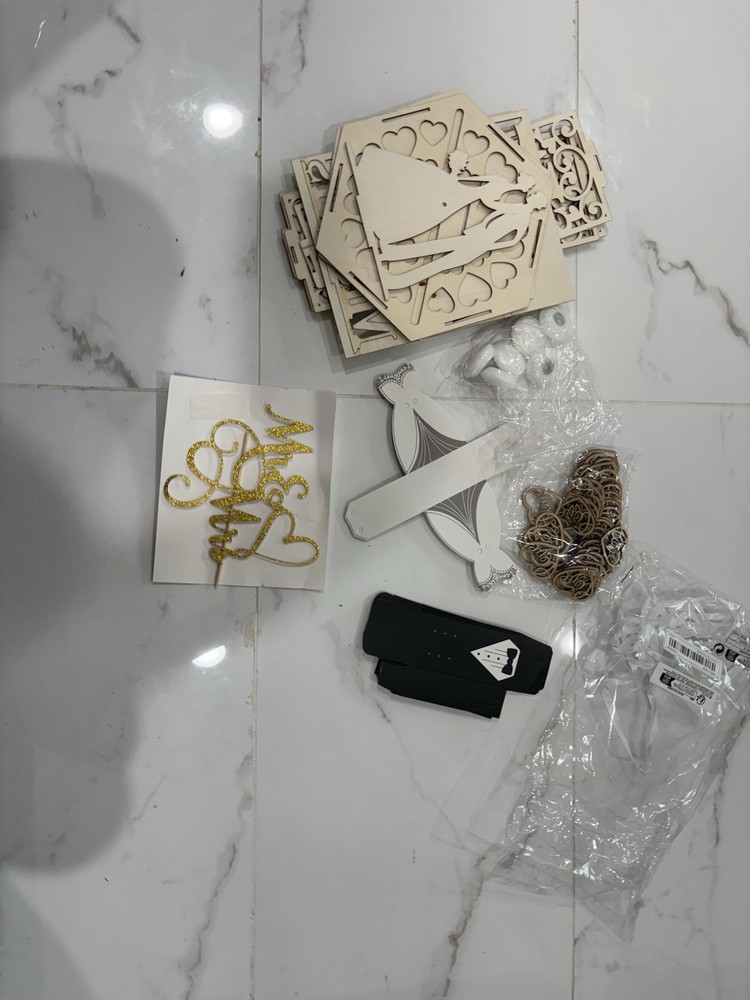 Gold and Cream Wedding Decor Set