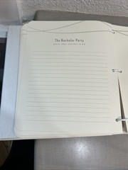 Hallmark Vintage Our Wedding Keepsake Album White Personalized NEW Free Ship