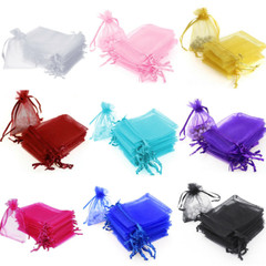 100/200pcs Organza Wedding Party Favor Gift Sheer Candy Bag Jewelry Pouches 3×4″