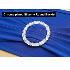 Gankar 100pcs Stretch Spandex Chair Sashes for Wedding Chair Bands with Buckl…