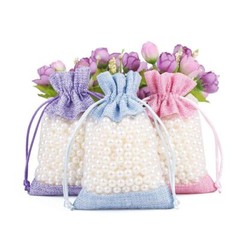 50pcs 15×20 17×23 20×30 25x35cm Organza Jewelry Pouch Bag For Gifts & Souvenirs