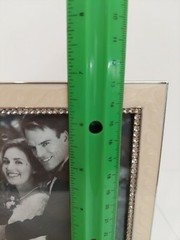 Russ 5 x 7 photo frame wedding beige silver