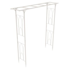 Garden Arbor, Arch Archway for Wedding Ceremony Party, Steel Garden Trellis