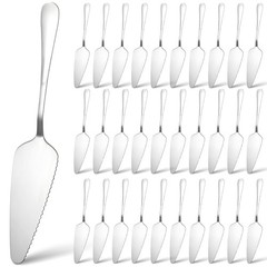 30 Pcs Stainless Steel Cake Server 9 Inch Pie Spatula Pastry Cutter Silver