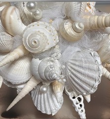 Natural Seashell Wedding Bouquet, Forever Keepsake, Beautiful One Of A Kind