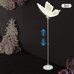 2PCS 110V Creative Wedding Butterfly LED Floor Lamp 57.5-70.1in For Wedding