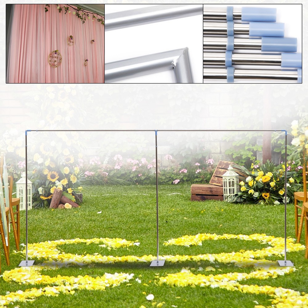 Professional Backdrop Stand Pipe Kit,10’x 20′ Heavy Duty Background Pipe
