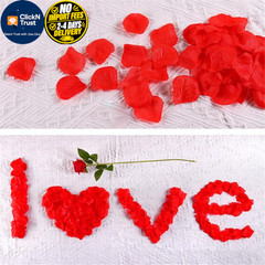 3000 PCS Red Rose Petals for Valentine’s 2 x 2 x 0.01 inches,