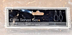 Set of 3 1-Cake Server, 1-Spatula & 1-Drink Ladle Clear Plastic*/