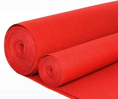 Aisle Runners Wedding Accessories 2mm Red Aisle Runner Carpet Rugs for Step and