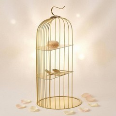 Avian Enclosure Pastry Stand Elegant Design Three-Tier Pastry Stand Sturdy