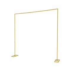 Romantical Metal Flower Balloon Frame Square Wedding Arch Backdrop Stand Decor