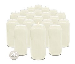 Hyoola 7 Day White Prayer Candles 20 – 6 Tall Pillar Candles For Religious