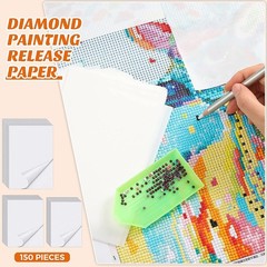 300PCS Diamond Painting Release Paper Double-Sided Release Paper Non-Stick Di…