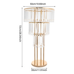 3-Tier Flower Stand for Wedding, Crystal Flower Stand, Weddings Decoration Stand