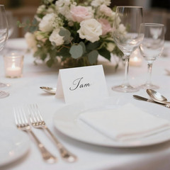 150 Pcs 2 * 3.5 Inch White s for Wedding, Tent Style Blank Table Cards for Buffe