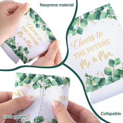 100 Pcs Wedding Party for Guests Wedding Can Cooler Sleeves Bachelorette Party G
