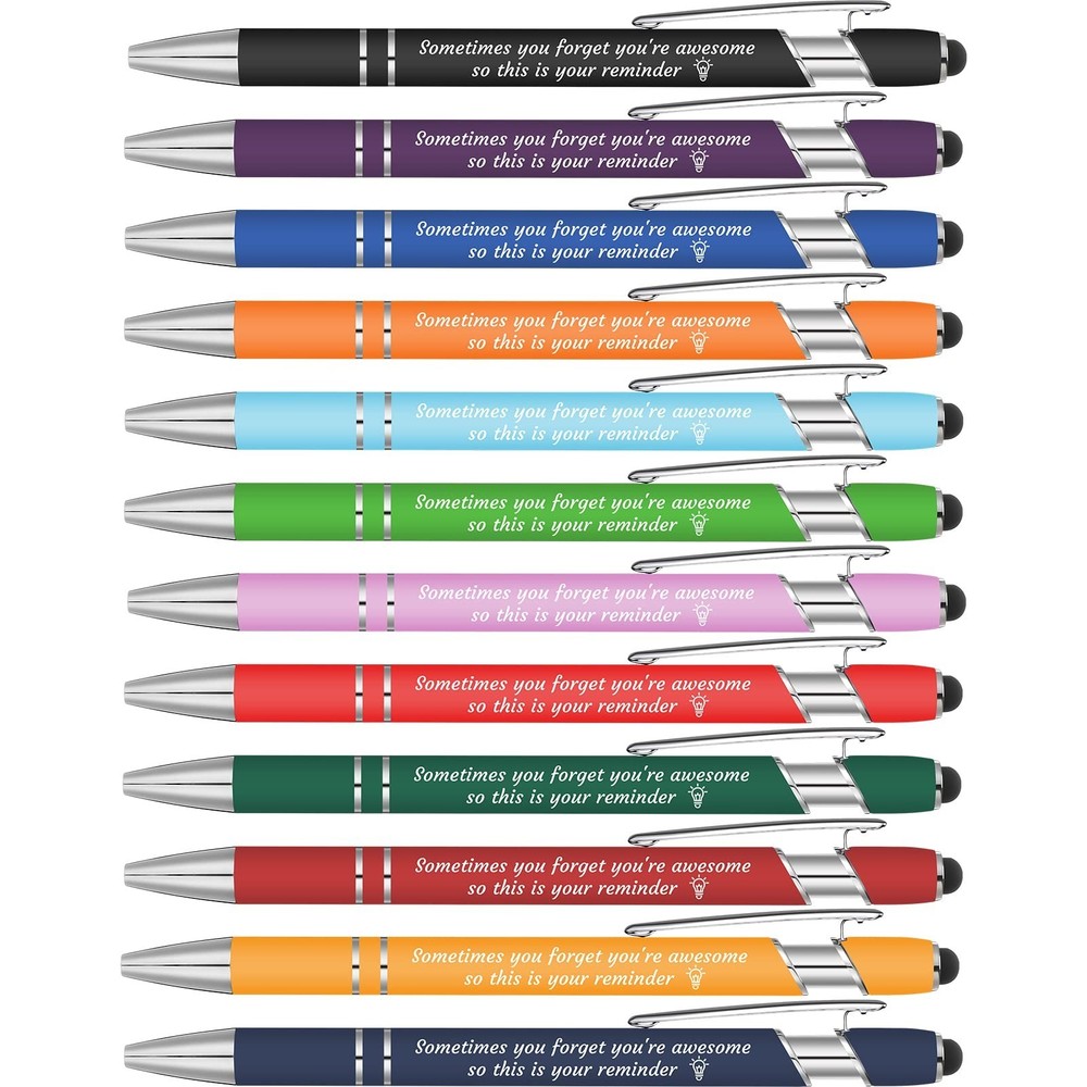 Colarr 12 Pcs Employee Appreciation Pen Ballpoint with Stylus Tip Pen 1.0 mm …