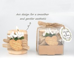 30 Pack Wedding Favors Wood Tealight Candle Holders, Bridal Shower Favors for…