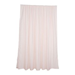 BLUSH 10 ft x 10 ft Polyester Sheer Chiffon Dual Layer CURTAIN Rod Pockets Party
