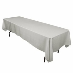 10 Polyester Tablecloths RECTANGULAR 60″ x 126″ Inch Hotel 25 COLORS SALE USA