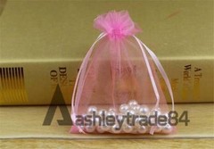 100Pcs Organza Wedding Party Favor Gift Candy Sheer Bags Jewelry Pouch
