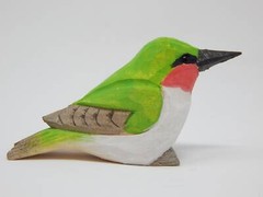 Hummingbird Cake Topper Bride Groom Love Bird Wedding Engagement Wood Statue
