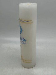 Wedding Unity Candle White Unscented To Have and to Hold Two in One Flesh 12″