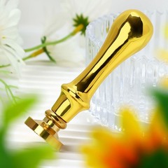 Wax Seal Stamp Handle Replacement Non-slip Brass Stamp Handle Easy to Install
