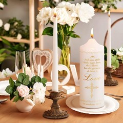 Unity Candles for Wedding Ceremony Set Wedding Unity Taper Candles Catholic R…