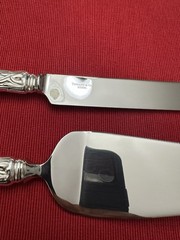 Tiffany & Co JARDIN 2 Pc Cake Serving Set W/box Sterling Handle