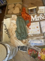 Fall Autumn Wedding Lot Of Decor Supplies: Table Center Pieces, Candles