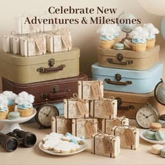 Mini Luggage Favor Gift Packaging Boxes