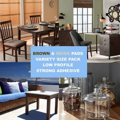 165 Piece Two Colors – Variety Size Furniture Felt Pads. Self Adhesive Pads w…
