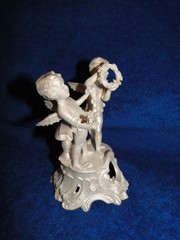 New Vintage Wilton Petite «Celestial Twins» wedding Cake Top, 1001-554, 1973