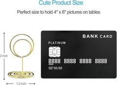 20pcs Elegant Gold Table Number Holders for Weddings & Events – Sturdy Design