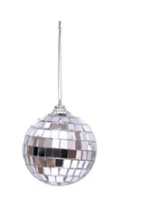 4″ Silver Mirror Disco Balls Ornaments Party Decorations Supplies