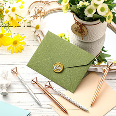 24 Pcs Bridal Shower Gifts for Guests Diamond Pens Rose Golden Crystal Ballpoint