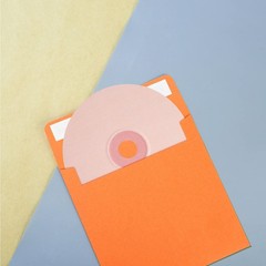 50 Pack Colorful 6 x 6 Envelopes Square Self One Size,