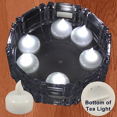 FREESH 18X Waterproof LED Floating Tealight Flameless Candle Wedding Party WHITE