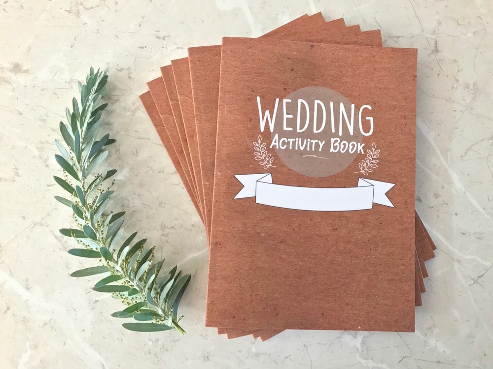 Children’s Wedding favours. 6 Pack Wedding Colouring and Activity books x6