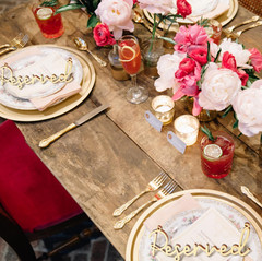 Yalikop 12 Pcs Wedding Reserved Seating Signs Row Reserved Signs for Chairs Rust