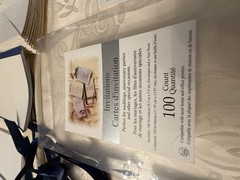 New open box THE WEDDING COLLECTION PREMIUM PACK INVITATIONS AND ACCESSORIES