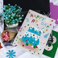 44 Sheets Glitter Cardstock Paper, 22 A5 (8.3” x 5.8”), 44 Sheets-22 Colors