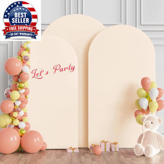 1Pc Arch Stand Cover Wedding Flower Door Decoration Polyester Elastic Set Backgr
