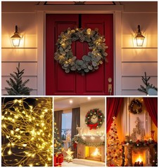 12 Inch 10 Sets Metal Floral Hoop Centerpiece with Wood Stands and LED Fairy …