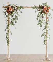 Ling’sFlat Arch Flower in Sunset Terracotta | Lush Spray Arrangement