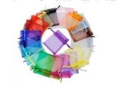 2″x3″ Sheer Drawstring Organza Bags Jewelry Pouches Wedding Party Favor Gift Bag