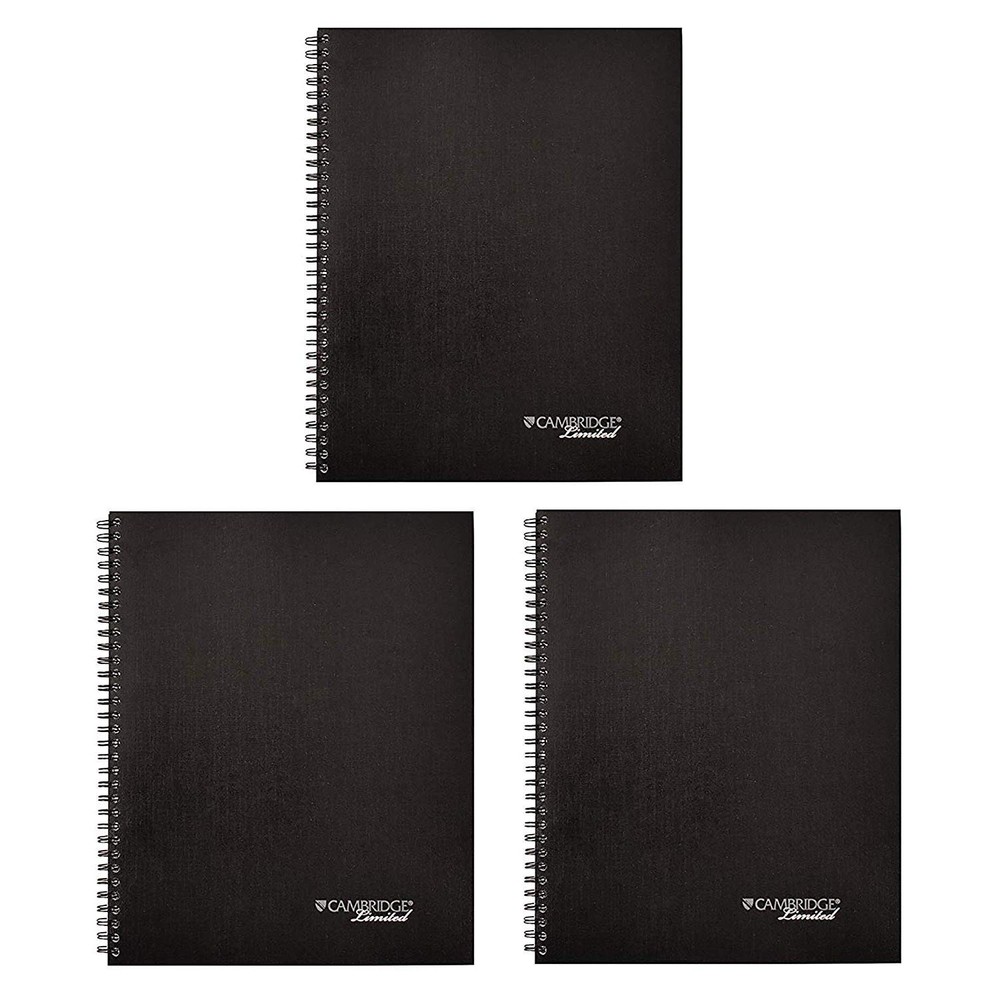 Cambridge Limited Meeting Planner,Side-Bound,11 x 8 1/4, 80 Sheets, Sold as 3…