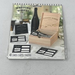 Wedding wishes Black Cards, Set Of 48 Brand New